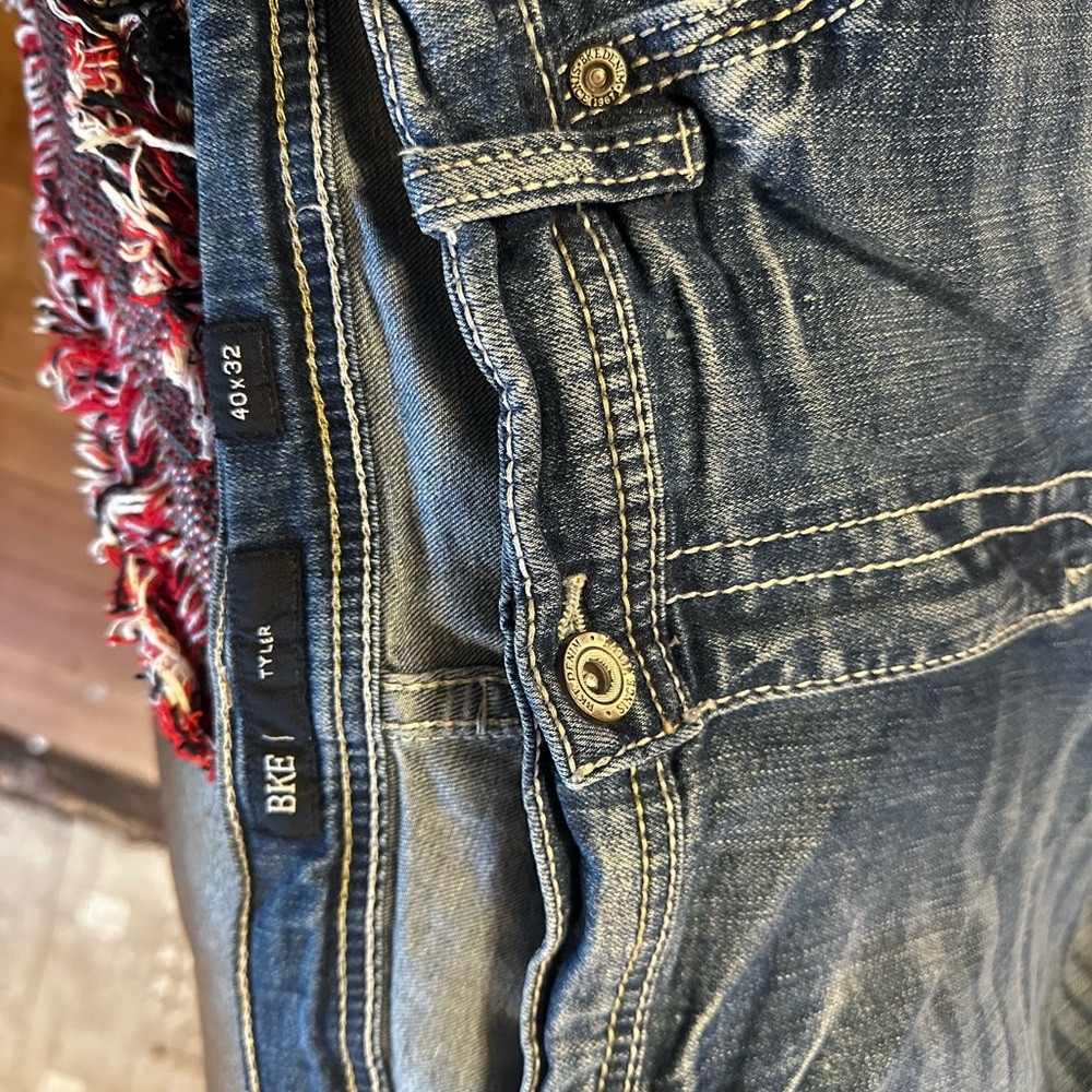 BKE Tyler Denim Jeans with Contrast Stitching
